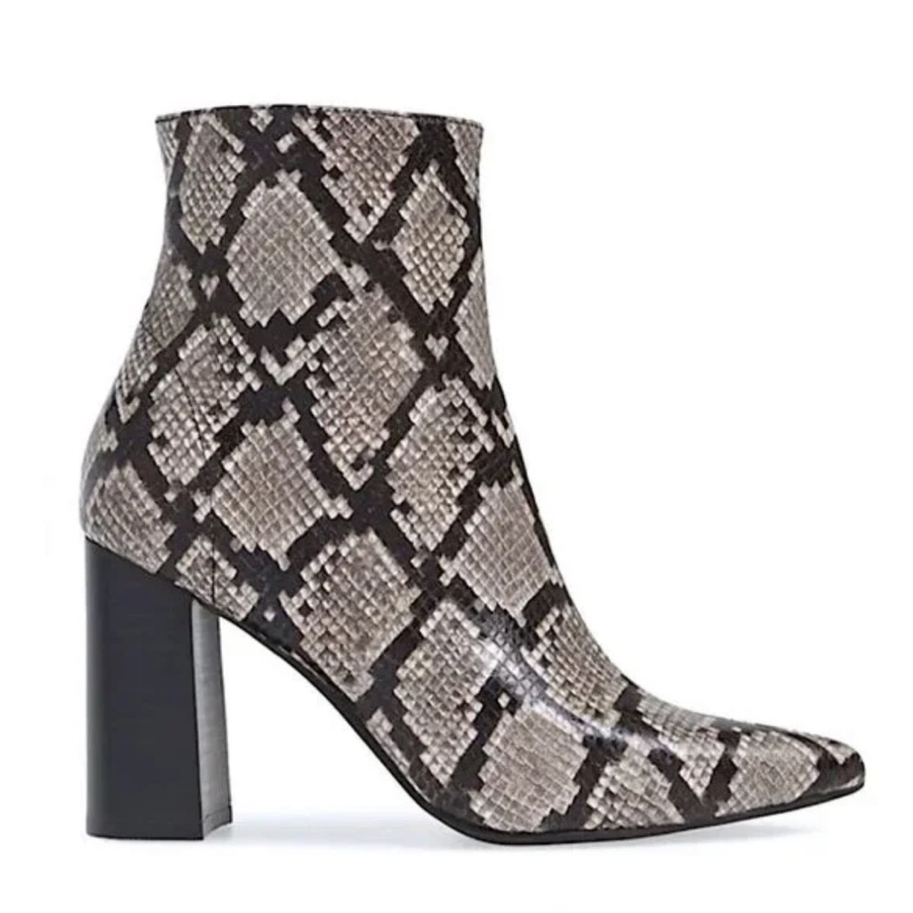 Jeffrey Campbell Raven Python Ankle Boots